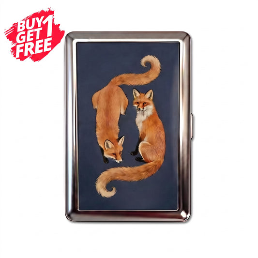 Fox Tales Tin Cardholder Wallet
