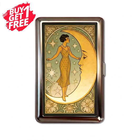 Moon Dancer Tin Cardholder Wallet