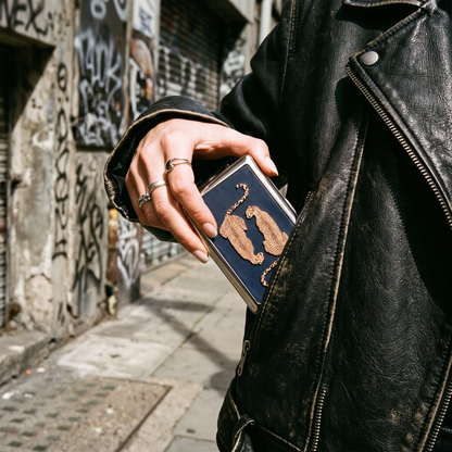 Bad Cat Tin Cardholder Wallet