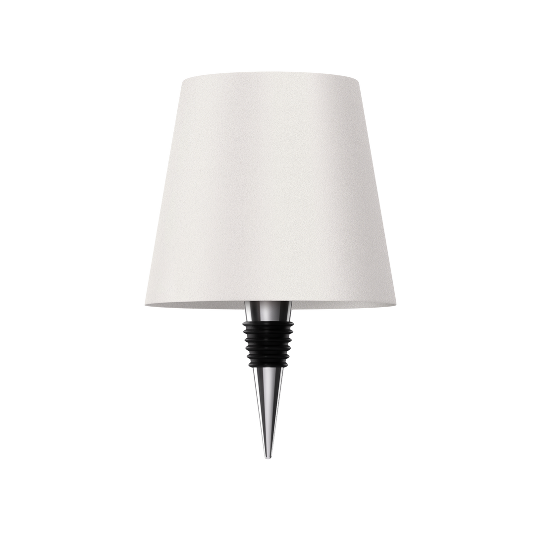 White wireless bottle lamp